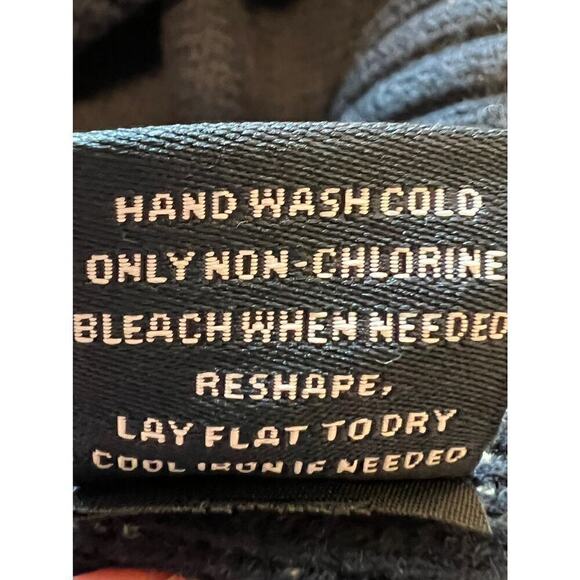 525 America Women's Sweater Navy White distressed look size M - Picture 6 of 10